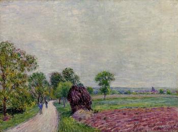 阿爾弗萊德 西斯萊 Countryside near Moret 阿爾弗萊德 西斯萊 Countryside near Moret